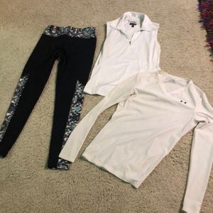 Bundle of 3 2 Tops and workout pants